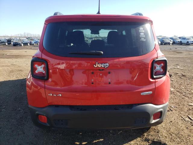 ZACCJBBT0FPB75333 - 2015 JEEP RENEGADE LATITUDE RED photo 6