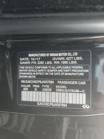 SJKCH5CP6JA057694 - 2018 INFINITI QX30 BASE Schwarz Foto 12