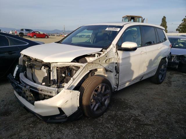 5FNYF8H54PB007996 - 2023 HONDA PASSPORT EXL WHITE photo 1