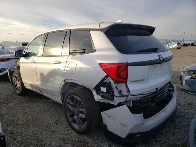 5FNYF8H54PB007996 - 2023 HONDA PASSPORT EXL WHITE photo 2