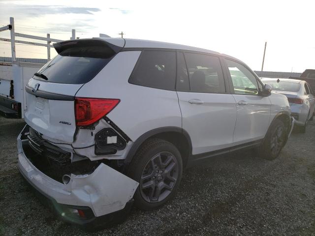 5FNYF8H54PB007996 - 2023 HONDA PASSPORT EXL WHITE photo 3