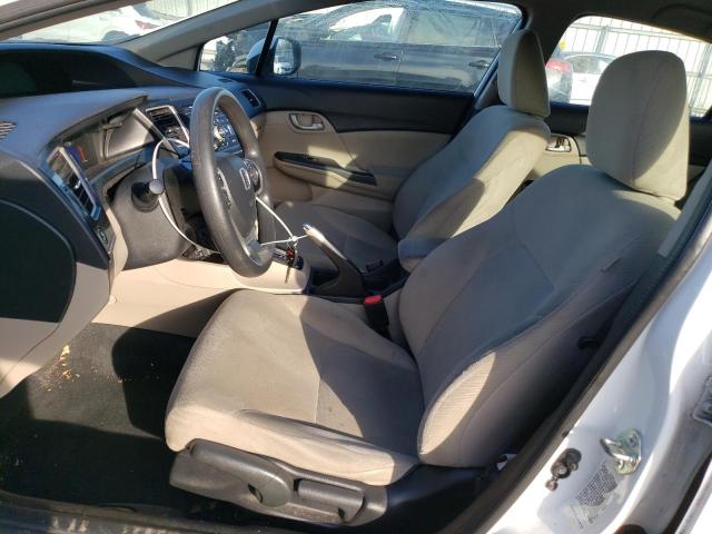 19XFB2F53DE274809 - 2013 HONDA CIVIC LX Blanc photo 7
