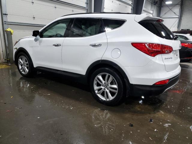 5XYZUDLA1EG203598 - 2014 HYUNDAI SANTA FE S WHITE photo 2