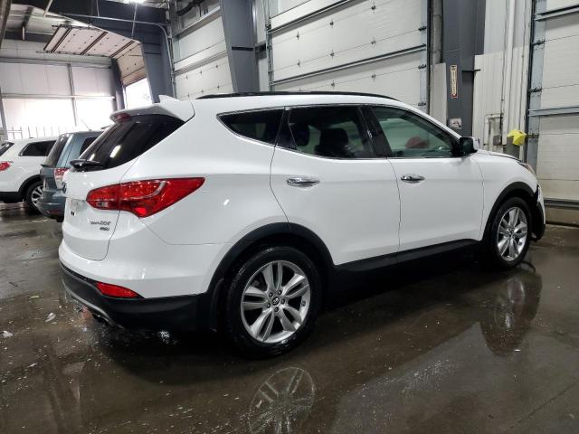 5XYZUDLA1EG203598 - 2014 HYUNDAI SANTA FE S WHITE photo 3