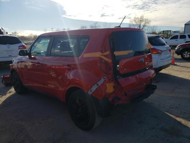 KNDJN2A21K7650967 - 2019 KIA SOUL RED photo 2