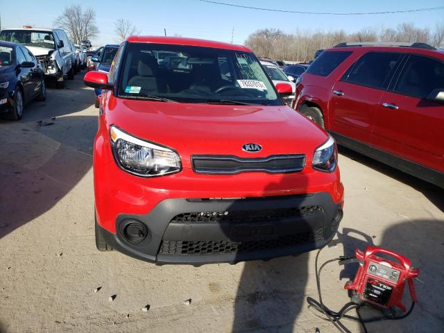 KNDJN2A21K7650967 - 2019 KIA SOUL RED photo 5