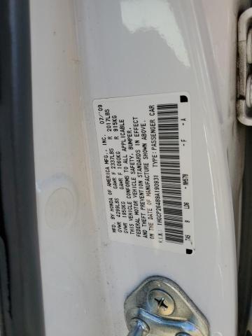 1HGCP26489A190931 - 2009 HONDA ACCORD LXP WHITE photo 12