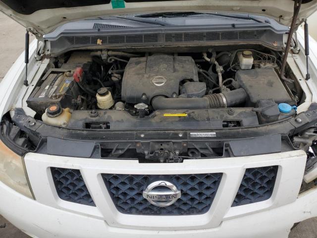 5N1BA0ND8AN622265 - 2010 NISSAN ARMADA SE WHITE photo 12