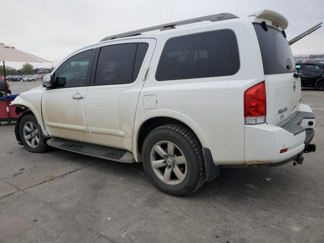 5N1BA0ND8AN622265 - 2010 NISSAN ARMADA SE WHITE photo 2