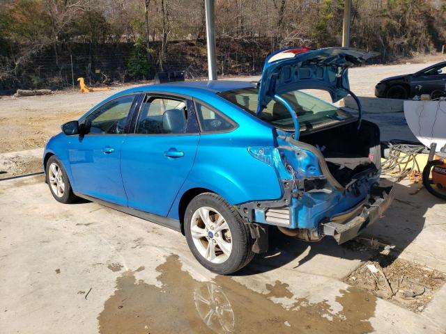 1FAHP3F27CL399264 - 2012 FORD FOCUS SE BLUE photo 2