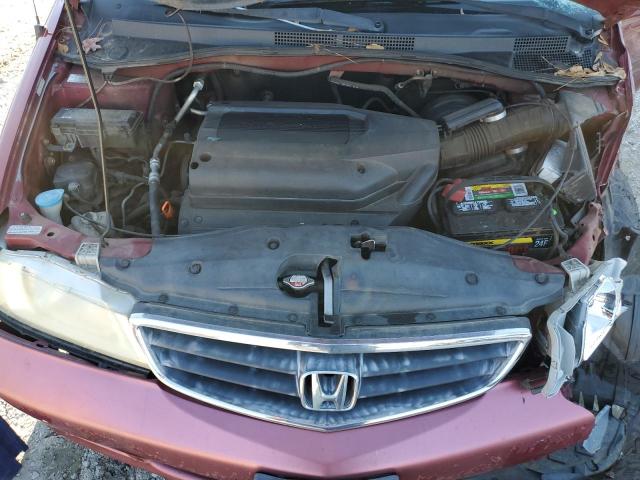 2HKRL18662H521484 - 2002 HONDA ODYSSEY EX BURGUNDY photo 12