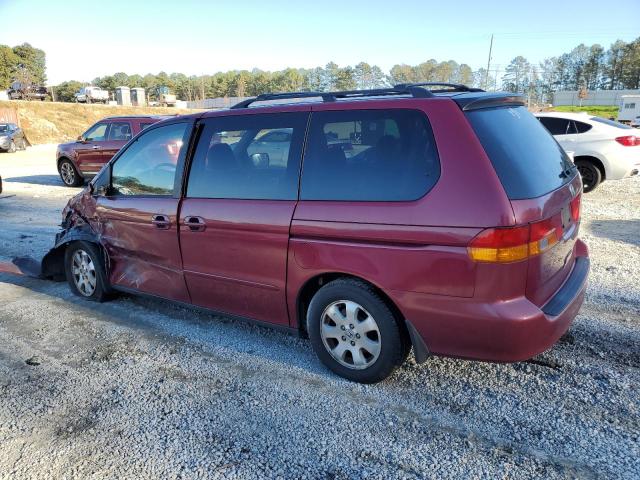 2HKRL18662H521484 - 2002 HONDA ODYSSEY EX BURGUNDY photo 2