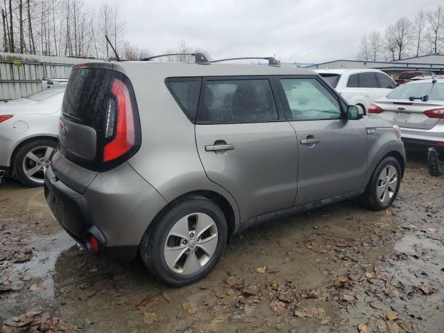 KNDJN2A25F7217173 - 2015 KIA SOUL GRAY photo 3