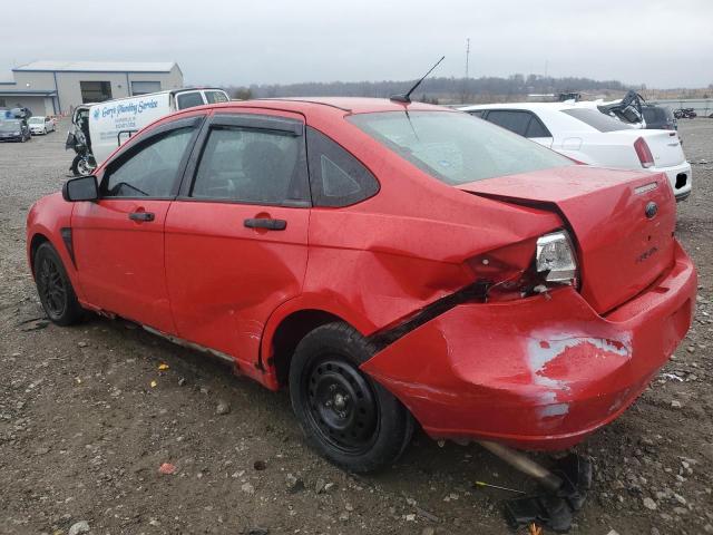 1FAHP35N68W285418 - 2008 FORD FOCUS SE RED photo 2