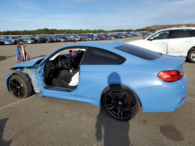 WBS3R9C58FK333082 - 2015 BMW M4 BLUE photo 2