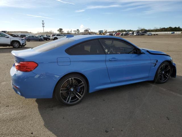 WBS3R9C58FK333082 - 2015 BMW M4 BLUE photo 3