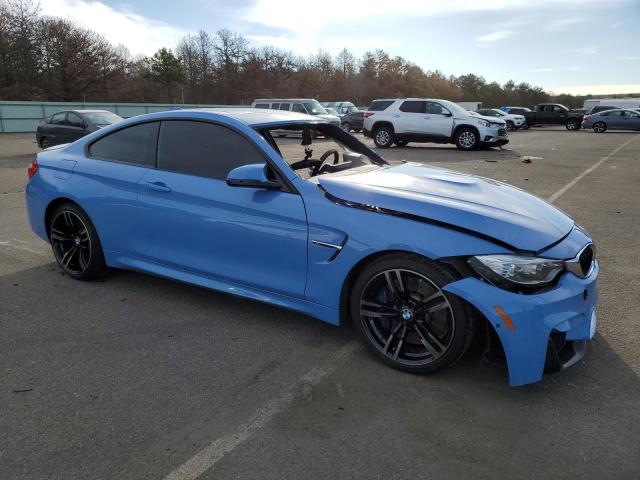 WBS3R9C58FK333082 - 2015 BMW M4 BLUE photo 4