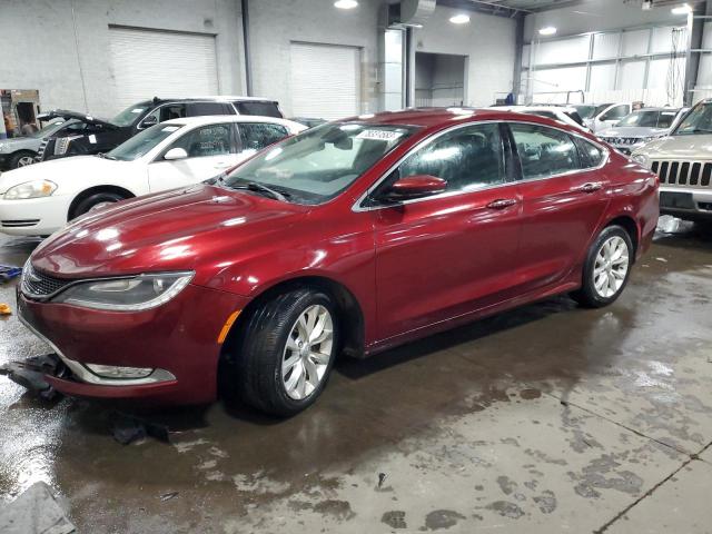 1C3CCCCGXFN631918 - 2015 CHRYSLER 200 C RED photo 1