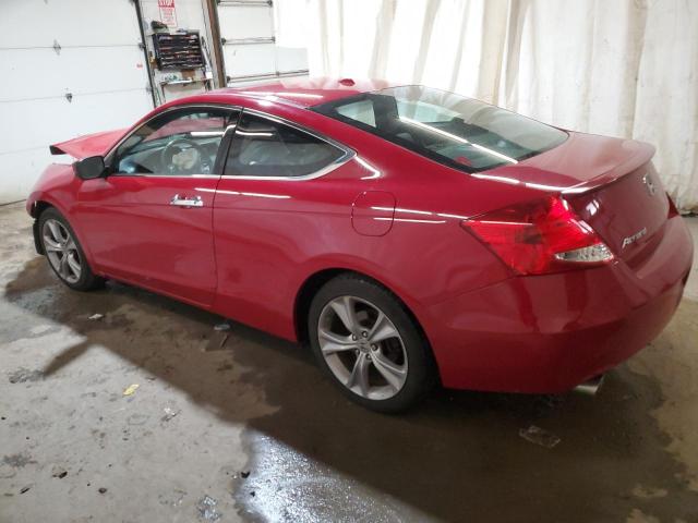 1HGCS2B88CA009003 - 2012 HONDA ACCORD EXL RED photo 2