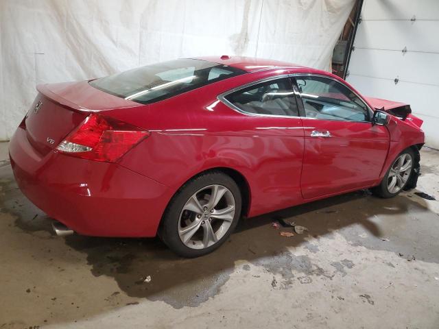 1HGCS2B88CA009003 - 2012 HONDA ACCORD EXL RED photo 3