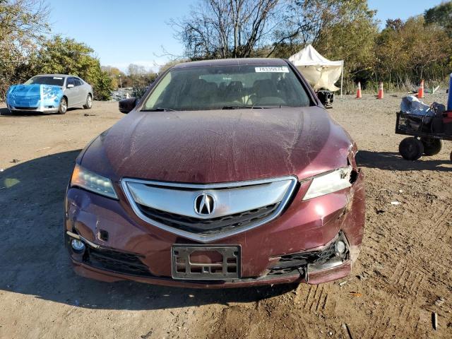 19UUB2F70FA019891 - 2015 ACURA TLX ADVANCE MAROON photo 5