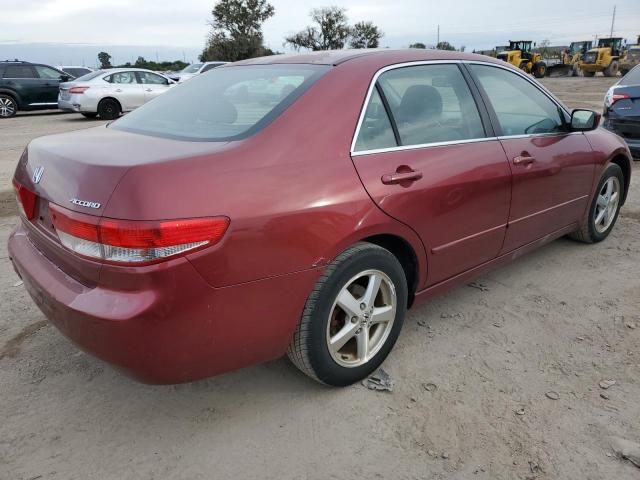 1HGCM56633A080632 - 2003 HONDA ACCORD EX BURGUNDY photo 3