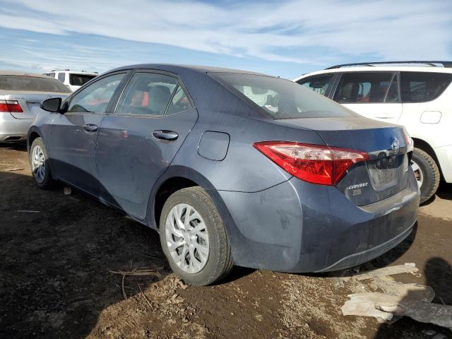 5YFBURHE0KP940891 - 2019 TOYOTA COROLLA L GRAY photo 2