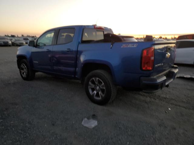 1GCGTDEN7J1270498 - 2018 CHEVROLET COLORADO Z71 BLUE photo 2