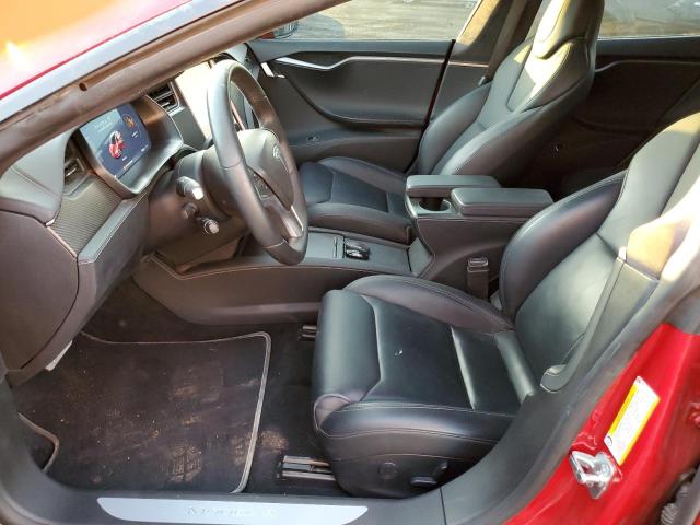 5YJSA1E47LF355678 - 2020 TESLA MODEL S Rojo foto 7