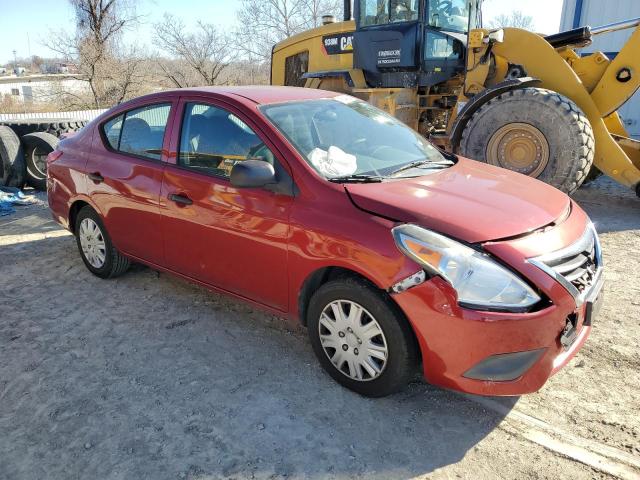 3N1CN7AP2FL870639 - 2015 NISSAN VERSA S MAROON photo 4