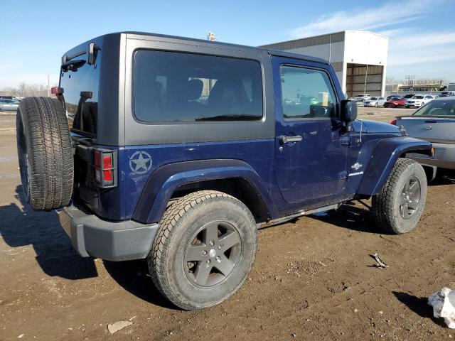 1C4AJWAG2CL289420 - 2012 JEEP WRANGLER SPORT BLUE photo 3