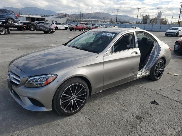 WDDWF8DB0KR489443 - 2019 MERCEDES-BENZ C 300 GRAY photo 1