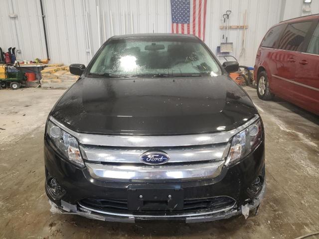 3FAHP0HA1CR396803 - 2012 FORD FUSION SE BLACK photo 5