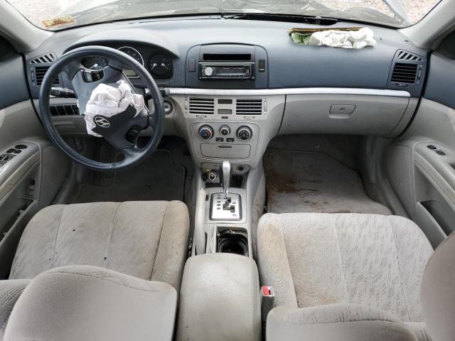 5NPET46C76H056597 - 2006 HYUNDAI SONATA GL BLACK photo 8