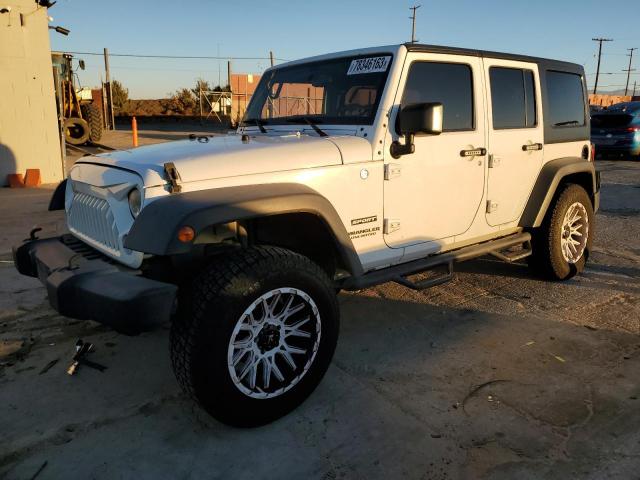 1C4BJWDG5FL593152 - 2015 JEEP WRANGLER U SPORT WHITE photo 1