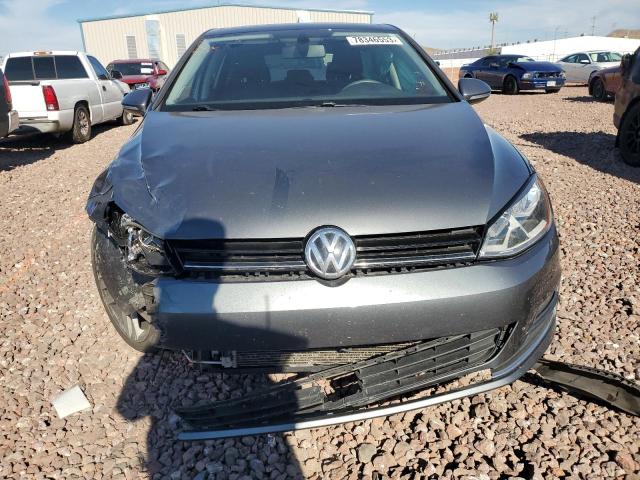 3VW217AU5HM059146 - 2017 VOLKSWAGEN GOLF S GRAY photo 5