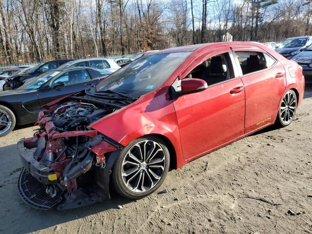 2T1BURHE3GC692241 - 2016 TOYOTA COROLLA L RED photo 1