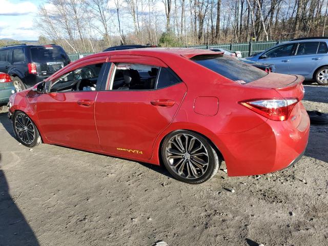 2T1BURHE3GC692241 - 2016 TOYOTA COROLLA L RED photo 2