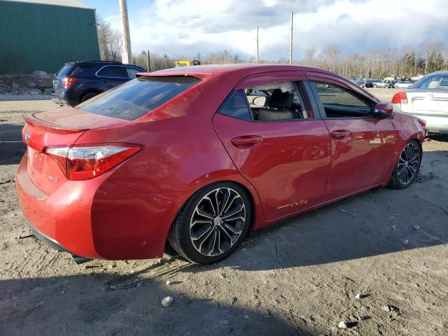 2T1BURHE3GC692241 - 2016 TOYOTA COROLLA L RED photo 3