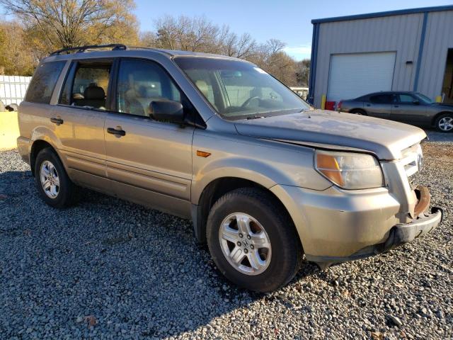 5FNYF28157B029306 - 2007 HONDA PILOT LX TAN photo 4