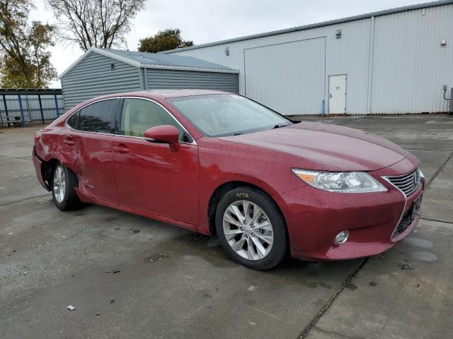 JTHBW1GG5F2090449 - 2015 LEXUS ES 300H RED photo 4