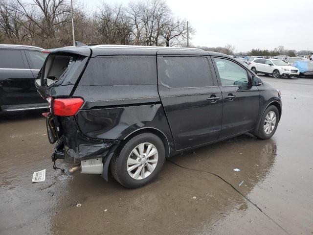 KNDMB5C10G6188538 - 2016 KIA SEDONA LX BLACK photo 3