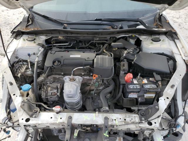 1HGCR2F36HA087412 - 2017 HONDA ACCORD LX WHITE photo 11