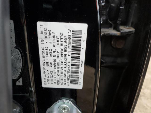 JH4CU2F67CC006792 - 2012 ACURA TSX TECH BLACK photo 12