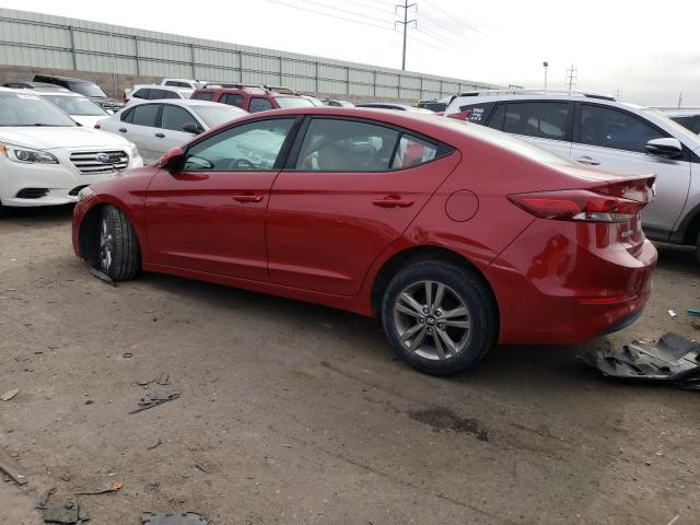 KMHD84LF4HU378677 - 2017 HYUNDAI ELANTRA SE RED photo 2