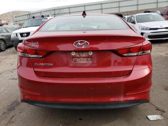 KMHD84LF4HU378677 - 2017 HYUNDAI ELANTRA SE RED photo 6