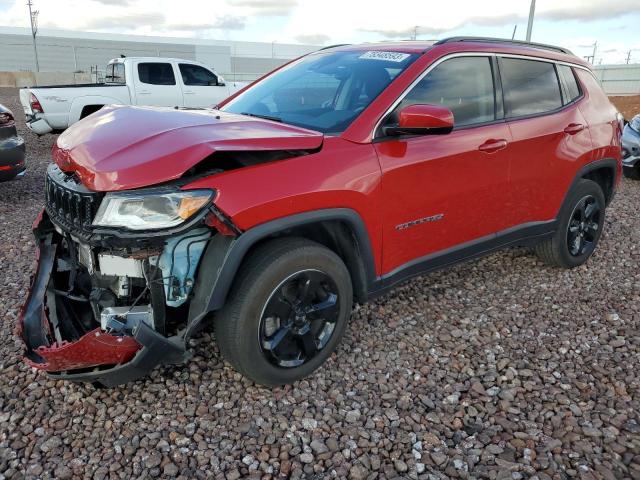 3C4NJDBB6KT742384 - 2019 JEEP COMPASS LATITUDE RED photo 1