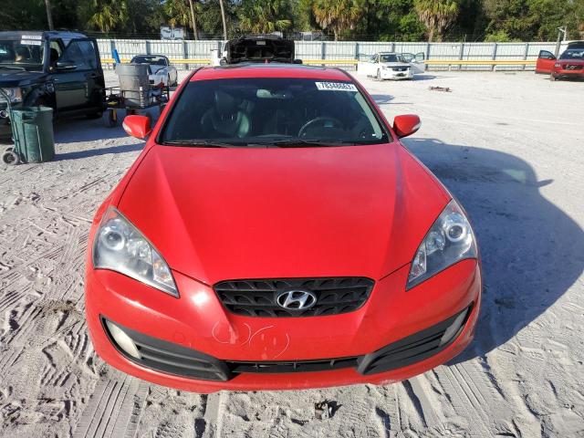 KMHHU6KH4BU065227 - 2011 HYUNDAI GENESIS CO 3.8L RED photo 5