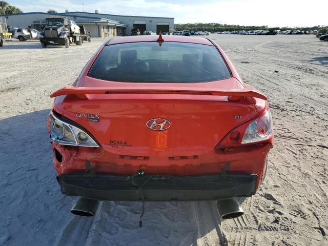 KMHHU6KH4BU065227 - 2011 HYUNDAI GENESIS CO 3.8L RED photo 6