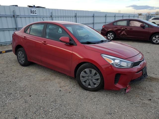 3KPA24AD0LE337223 - 2020 KIA RIO LX RED photo 4